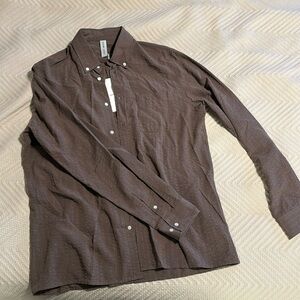 Another aspect button down shirt